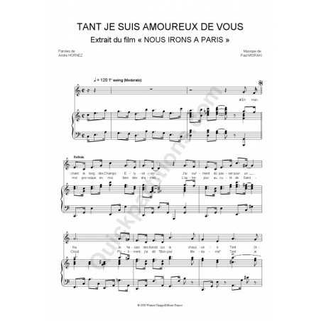 TANT JE SUIS AMOUREUX DE VOUS
