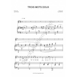 TROIS MOTS DOUX