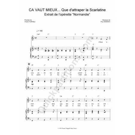 ÇA VAUT MIEUX QUE D'ATTRAPPER LA SCARLATINE