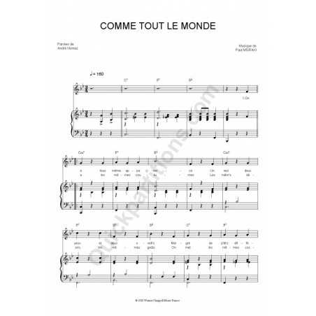 COMME TOUT LE MONDE