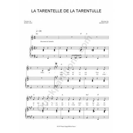 LA TARENTELLE DE LA TARENTULE