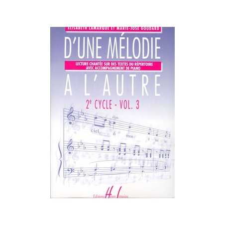 D'UNE MÉLODIE À L'AUTRE VOL.3