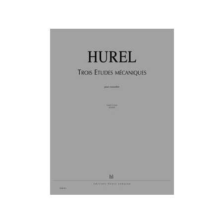 3 ÉTUDES MÉCANIQUES