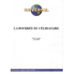 Partition LA BOURRÉE DU CÉLIBATAIRE Jacques BREL pdf