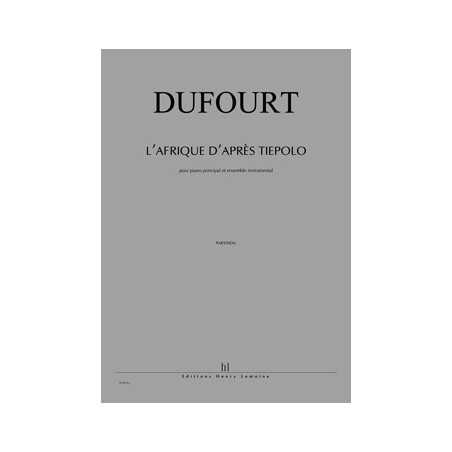 L'AFRIQUE D'APRÈS TIEPOLO