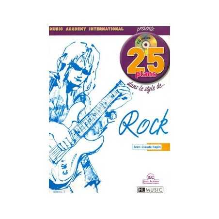 25 PLANS DANS LE STYLE... ROCK (+CD)