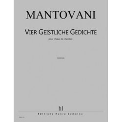 VIER GEISTLICHE GEDICHTE