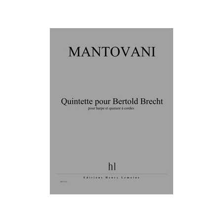 QUINTETTE POUR BERTOLD BRECHT