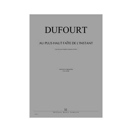 AU PLUS HAUT FAÎTE DE L'INSTANT