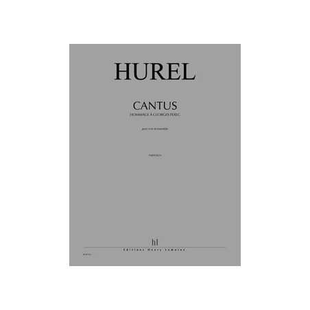 CANTUS - HOMMAGE À GEORGES PEREC