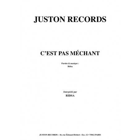 C’EST PAS MÉCHANT