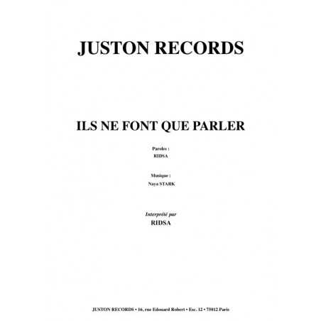 ILS NE FONT QUE PARLER