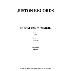 JE N'AI PAS SOMMEIL