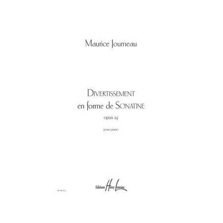 DIVERTISSEMENT EN FORME DE SONATINE OP.25