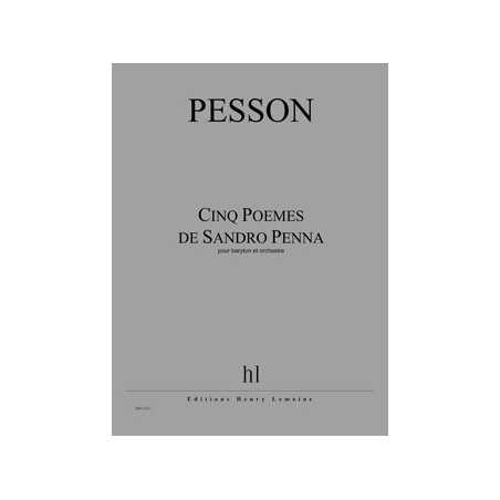 5 POÈMES DE SANDRO PENNA
