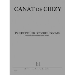 PRIÈRE DE CHRISTOPHE COLOMB