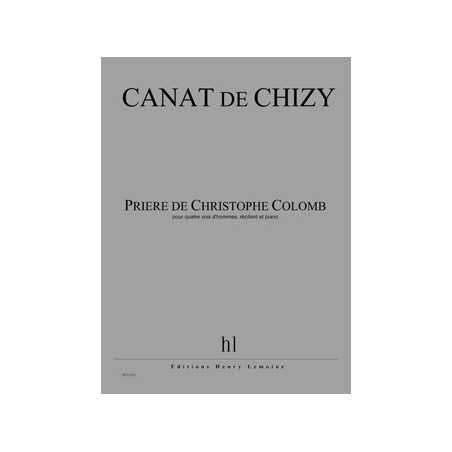 PRIÈRE DE CHRISTOPHE COLOMB