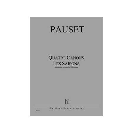 4 CANONS - LES SAISONS