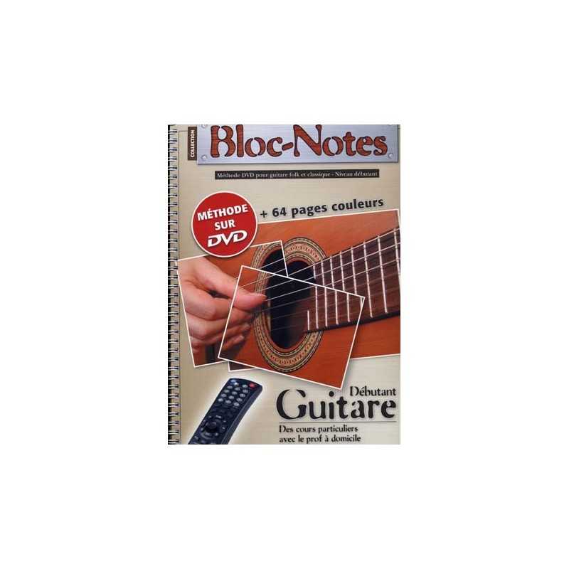 BLOC-NOTES METHODE DE GUITARE (DVD)