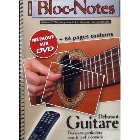 BLOC-NOTES METHODE DE GUITARE (DVD)