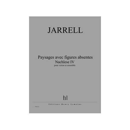 PAYSAGES AVEC FIGURES ABSENTES - NACHLESE IV
