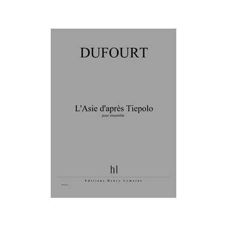 L'ASIE D'APRÈS TIEPOLO