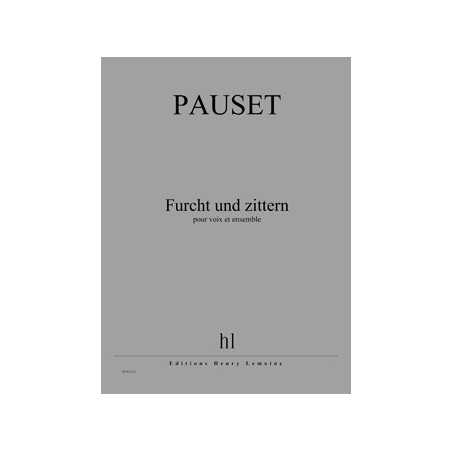 FURCHT UND ZITTERN