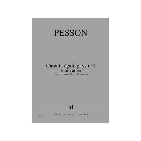 CANTATE ÉGALE PAYS N°1 - JACHÈRE AIDANT