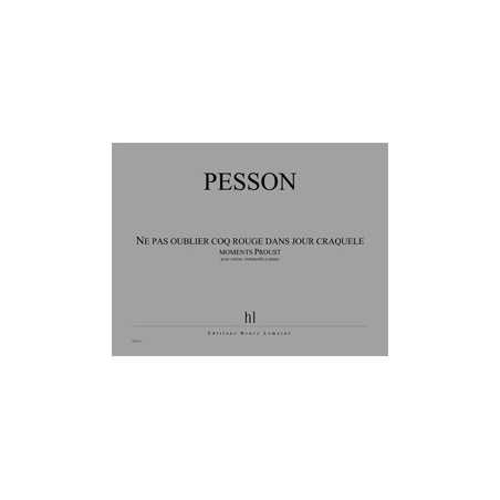 NE PAS OUBLIER COQ ROUGE DANS JOUR CRAQUELÉ (MOMENTS PROUST)
