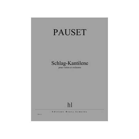 SCHLAG-KANTILENE