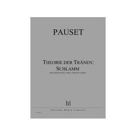 THEORIE DER TRÄNEN: SCHLAMM