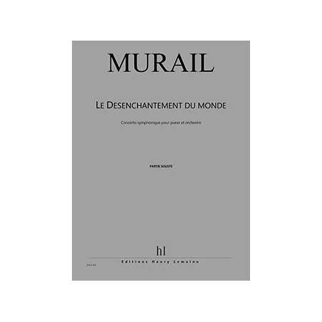 LE DÉSENCHANTEMENT DU MONDE