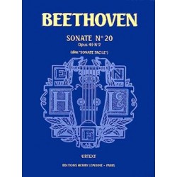 SONATE N°20 OP.49 N°2 FACILE