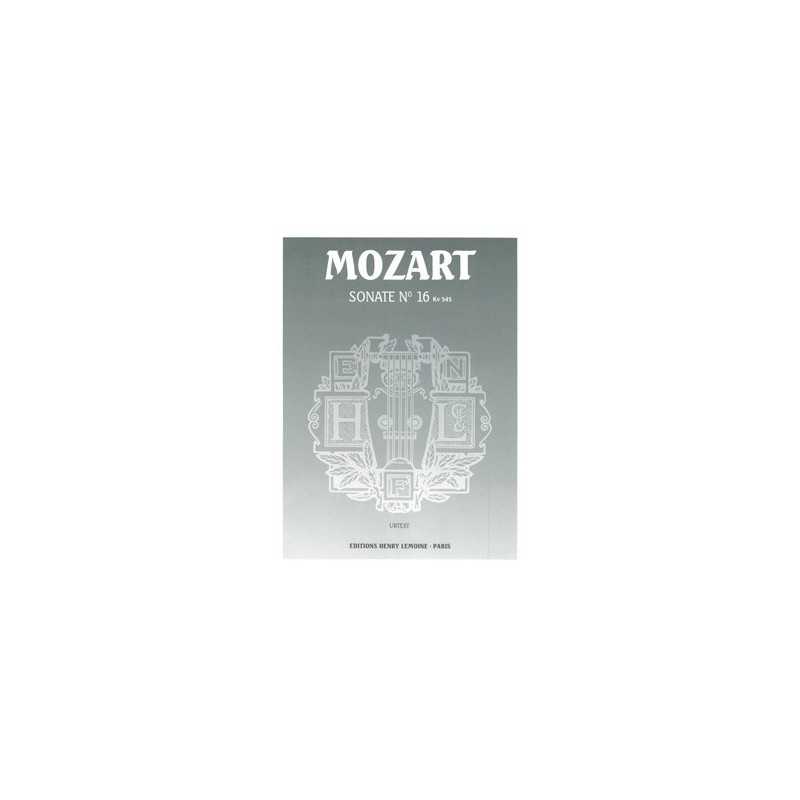 Partition SONATE N°16 KV545 Wolfgang Amadeus MOZART