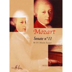 Partition SONATE N°11 KV331 EN LA MAJ Wolfgang Amadeus MOZART
