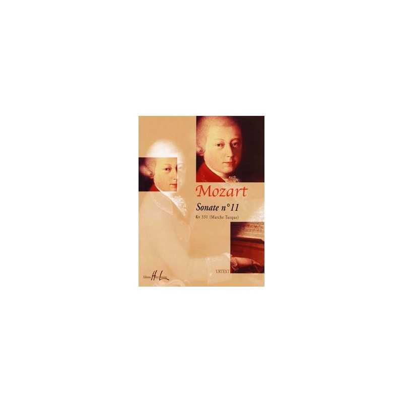 Partition SONATE N°11 KV331 EN LA MAJ Wolfgang Amadeus MOZART