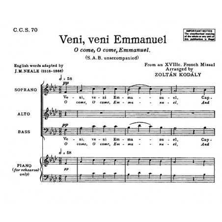 VENI, VENI EMMANUEL
