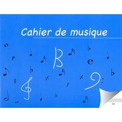 CAHIER DE MUSIQUE 8 PORTÉES