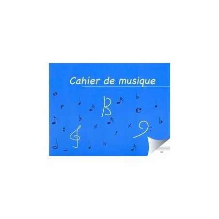 CAHIER DE MUSIQUE 8 PORTÉES