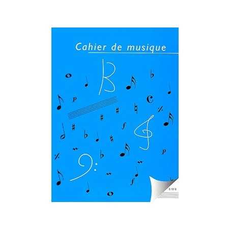 CAHIER DE MUSIQUE 12 PORTÉES - RELIURE SPIRALE
