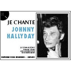 Partition JE CHANTE JOHHNY HALLYDAY