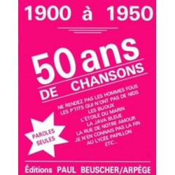50 ANS DE CHANSONS