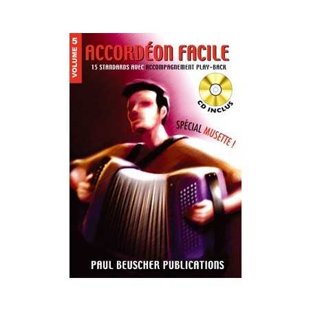 ACCORDÉON FACILE VOL.5 SPÉCIAL MUSETTE (+CD)