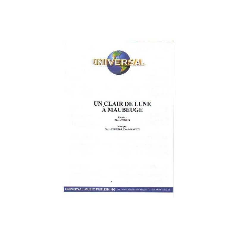 Sheet music UN CLAIR DE LUNE À MAUBEUGE BOURVIL PDF