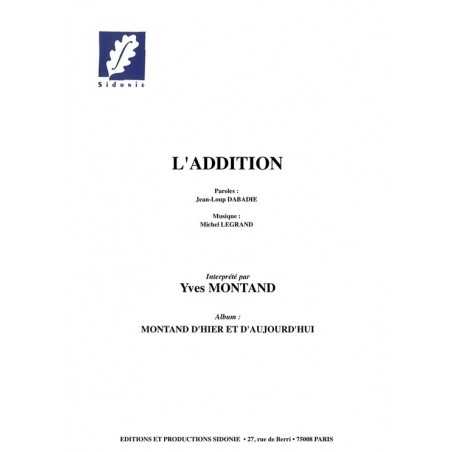 L'ADDITION