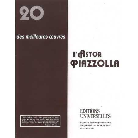 20 DES MEILLEURS ŒUVRES D'ASTOR PIAZZOLLA