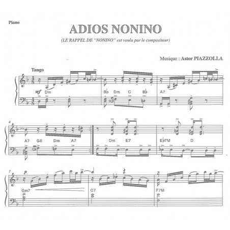 ADIOS NONINO – MILONGA DEL ANGEL
