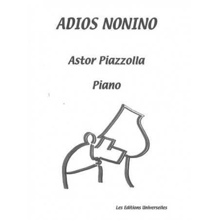 ADIOS NONINO POUR PIANO