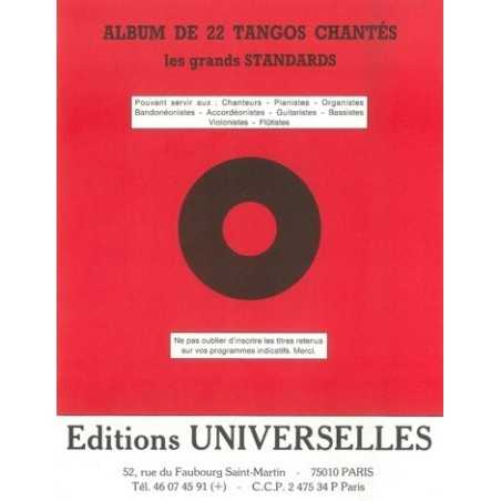 ALBUM DE 22 TANGOS CHANTÉS – LES GRANDS STANDARS