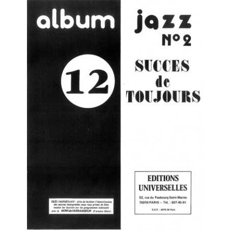 ALBUM JAZZ N°2 – 12 SUCCÈS DE TOUJOURS